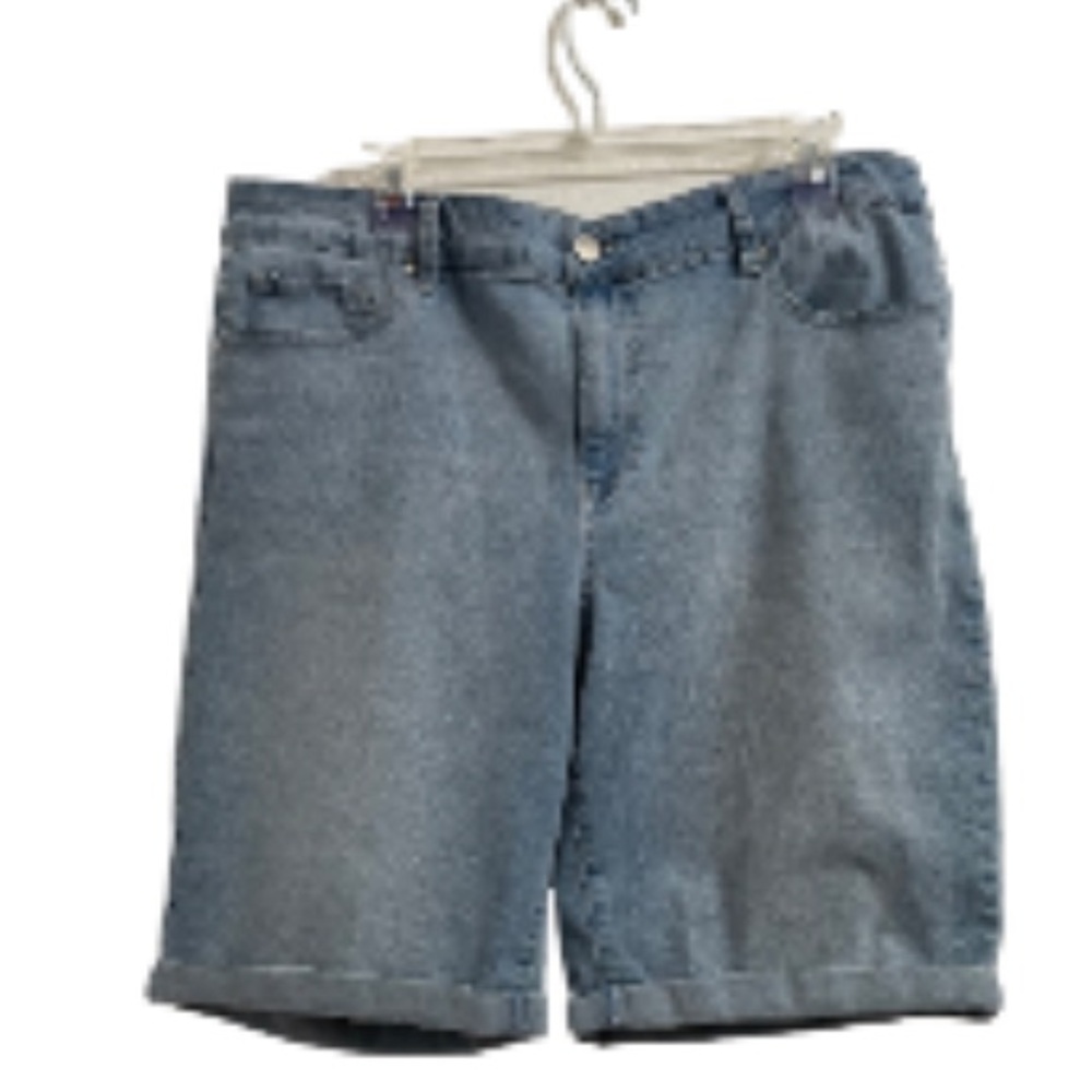 EUC d. Jeans Blue Denim Shorts Plus Size 18W